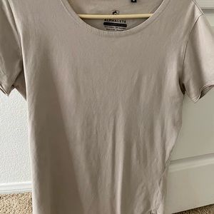 Alphalete scoop neck tee
